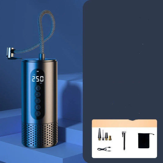 Portable Wireless Electric Car Air Pump – Compact & Efficient Inflation