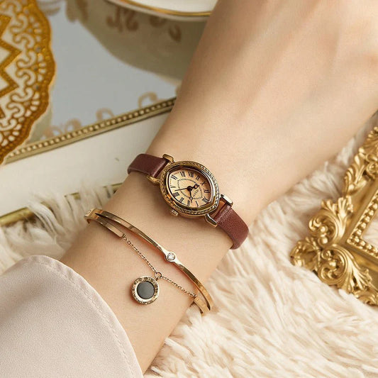 Oval Quartz Waterproof Fashion Watch